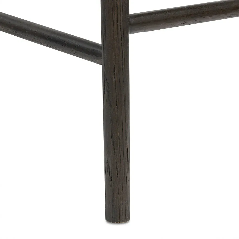 George Ladder Back Counter Stool - Brown, Oak