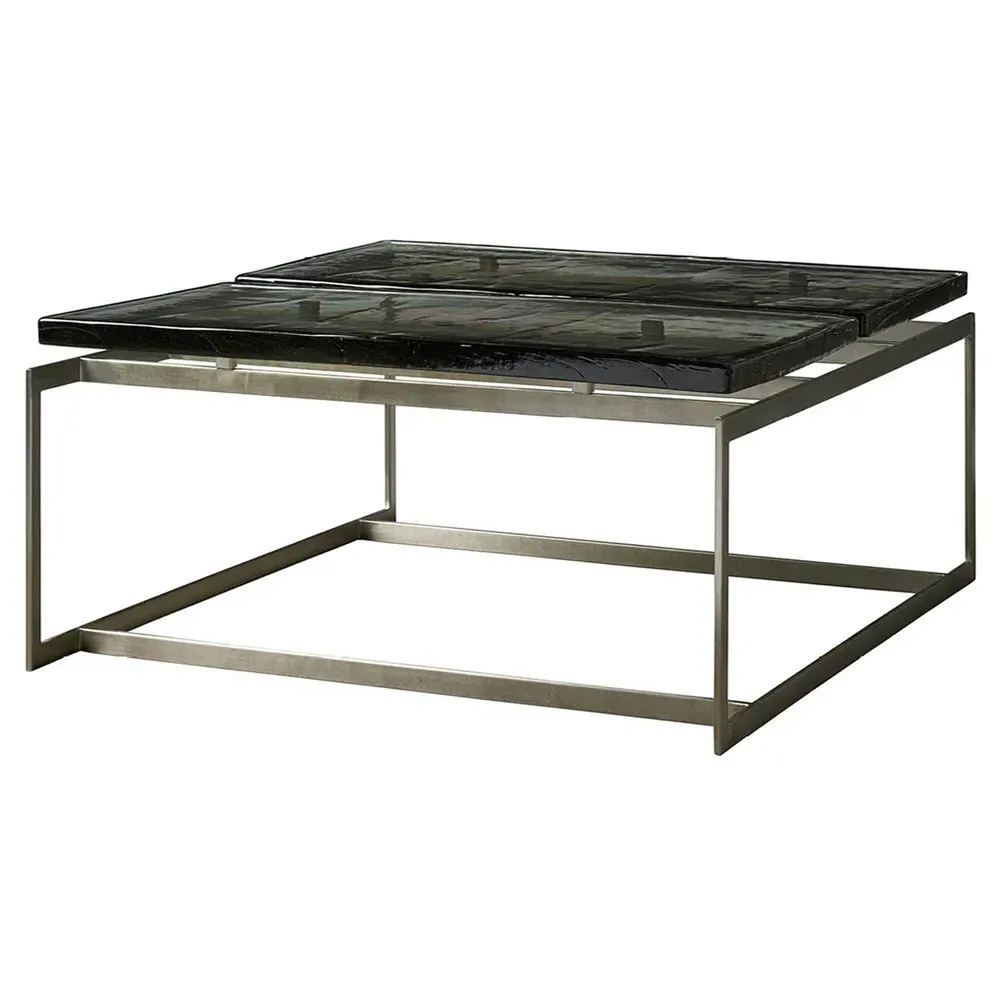 Georgina Coffee Table - Black, Glass