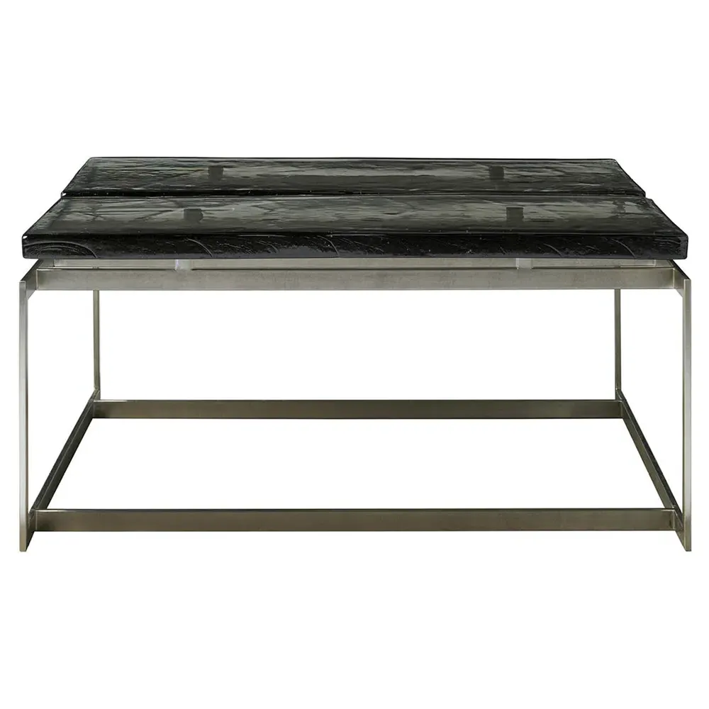 Georgina Coffee Table - Black, Glass
