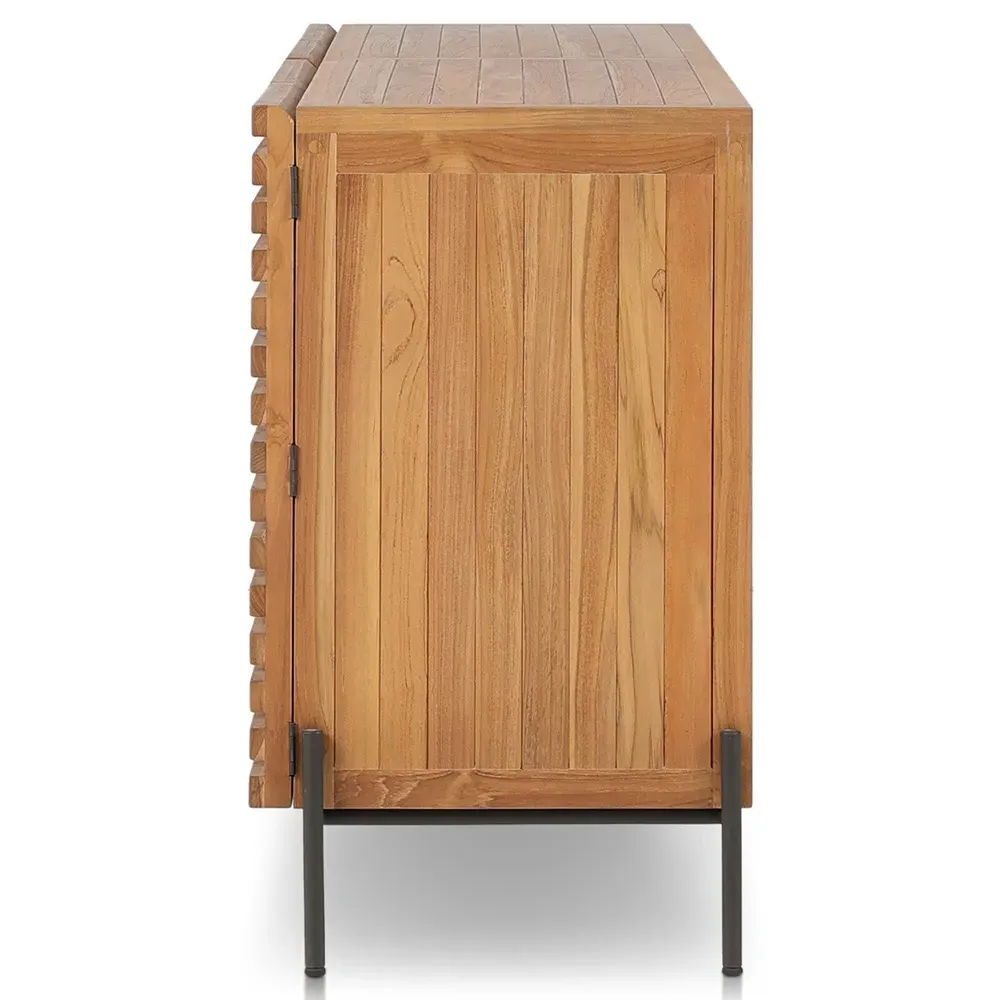 Georgina Outdoor Sideboard - Brown, Teak