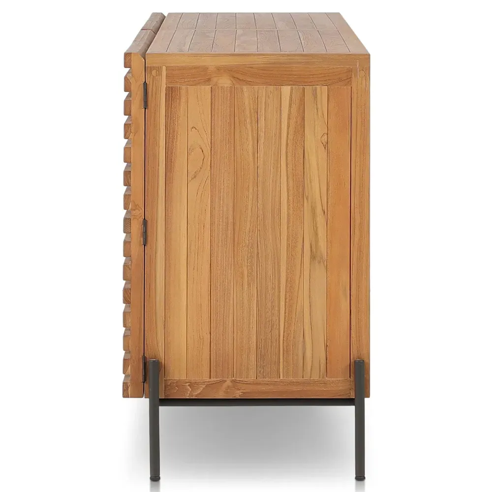 Georgina Outdoor Sideboard - Brown, Teak
