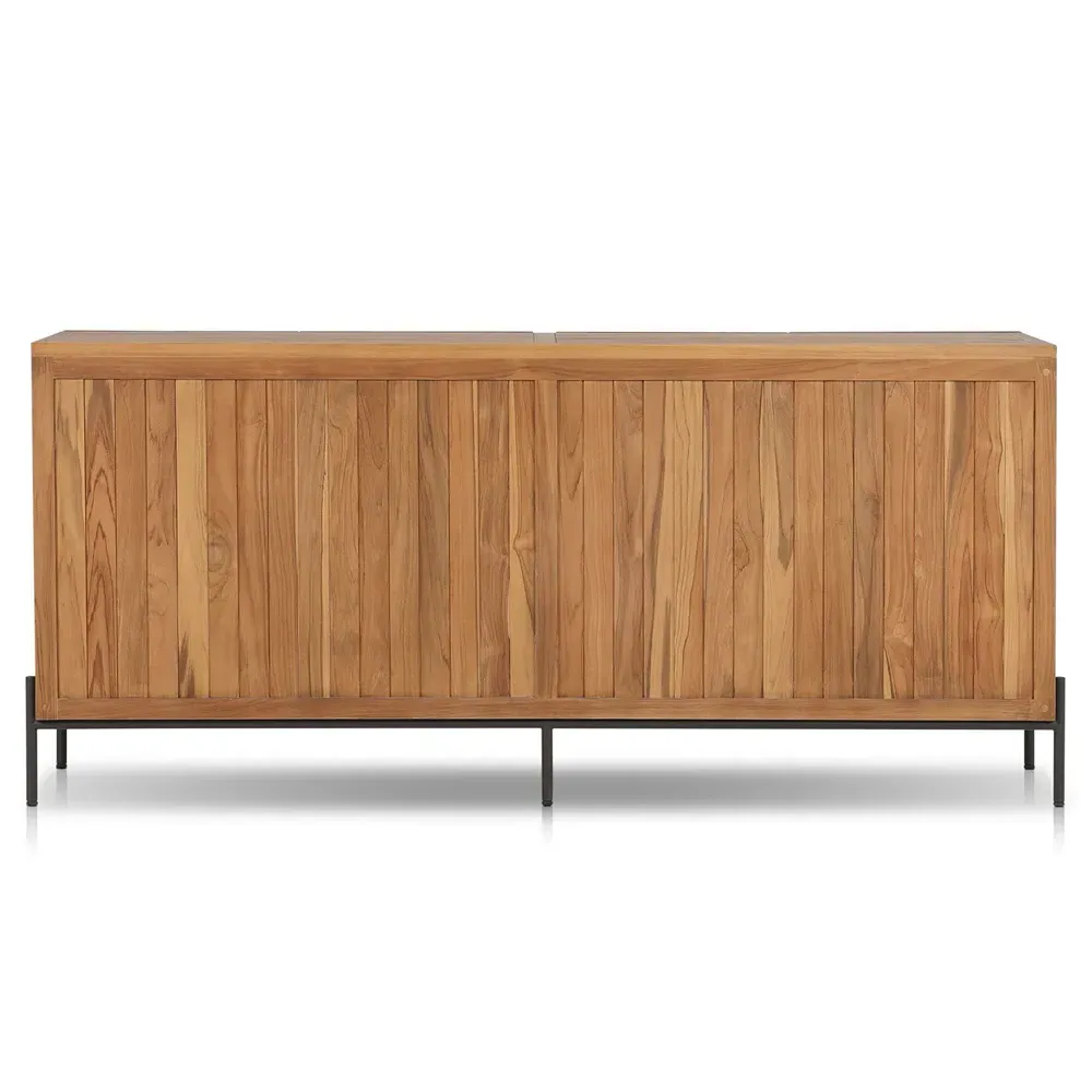 Georgina Outdoor Sideboard - Brown, Teak