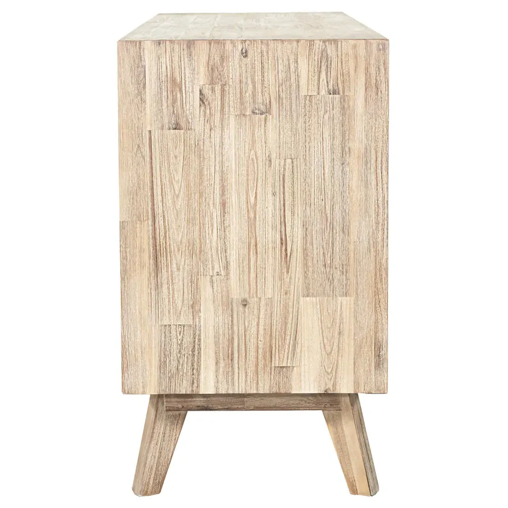 Gerald 6 Drawer Dresser - Light Brown, Acacia Wood