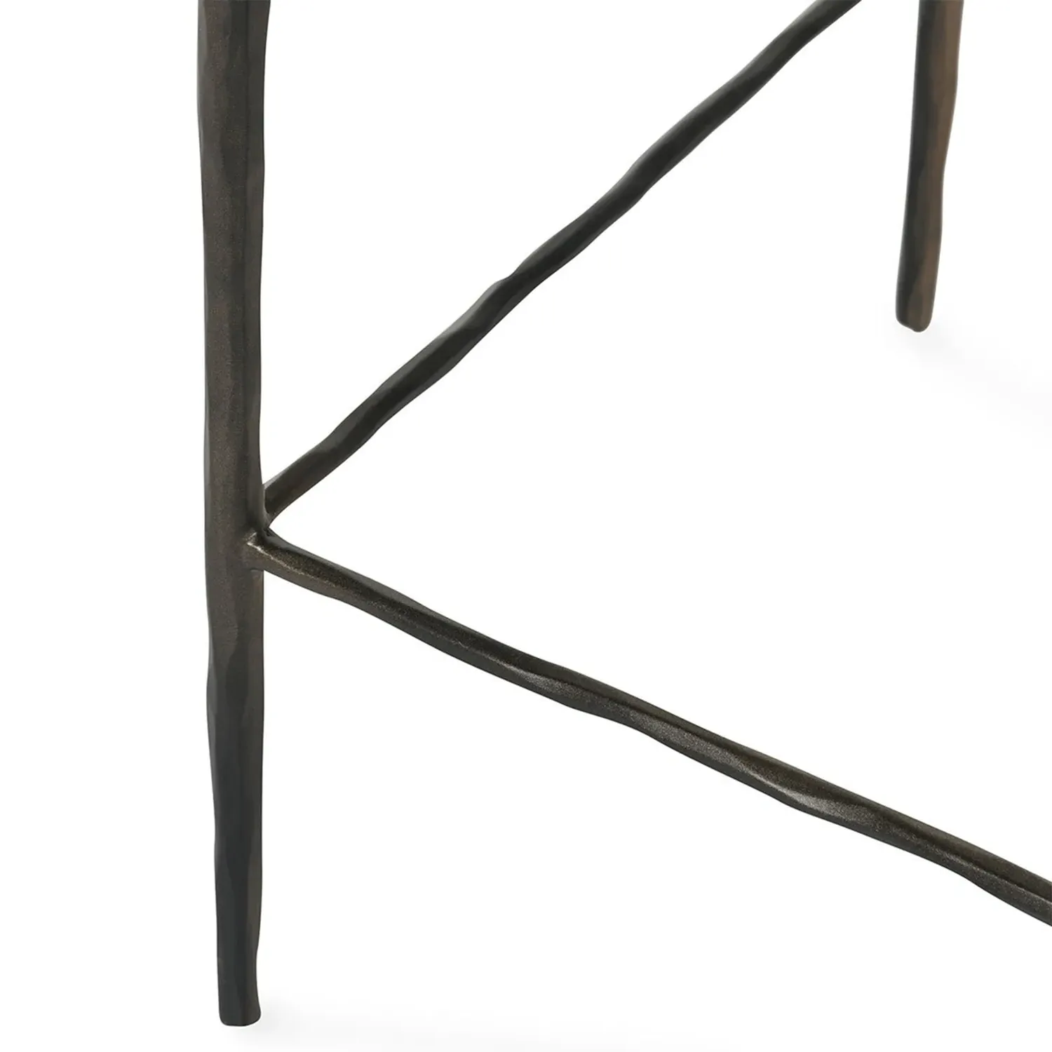 Geraldine Counter Stool - Brown, Leather
