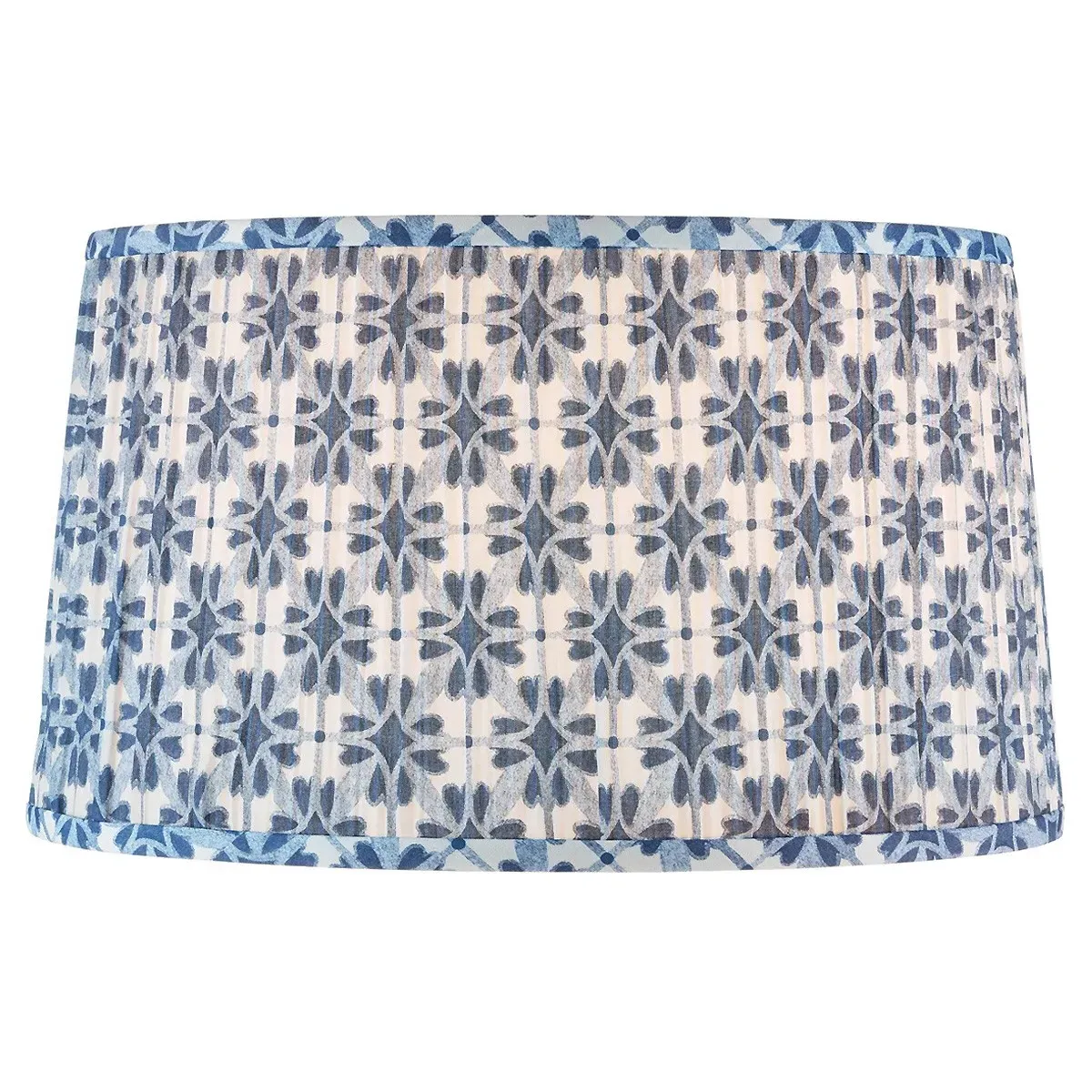 Gerica Tapered Lamp Shade - Blue, Cotton image