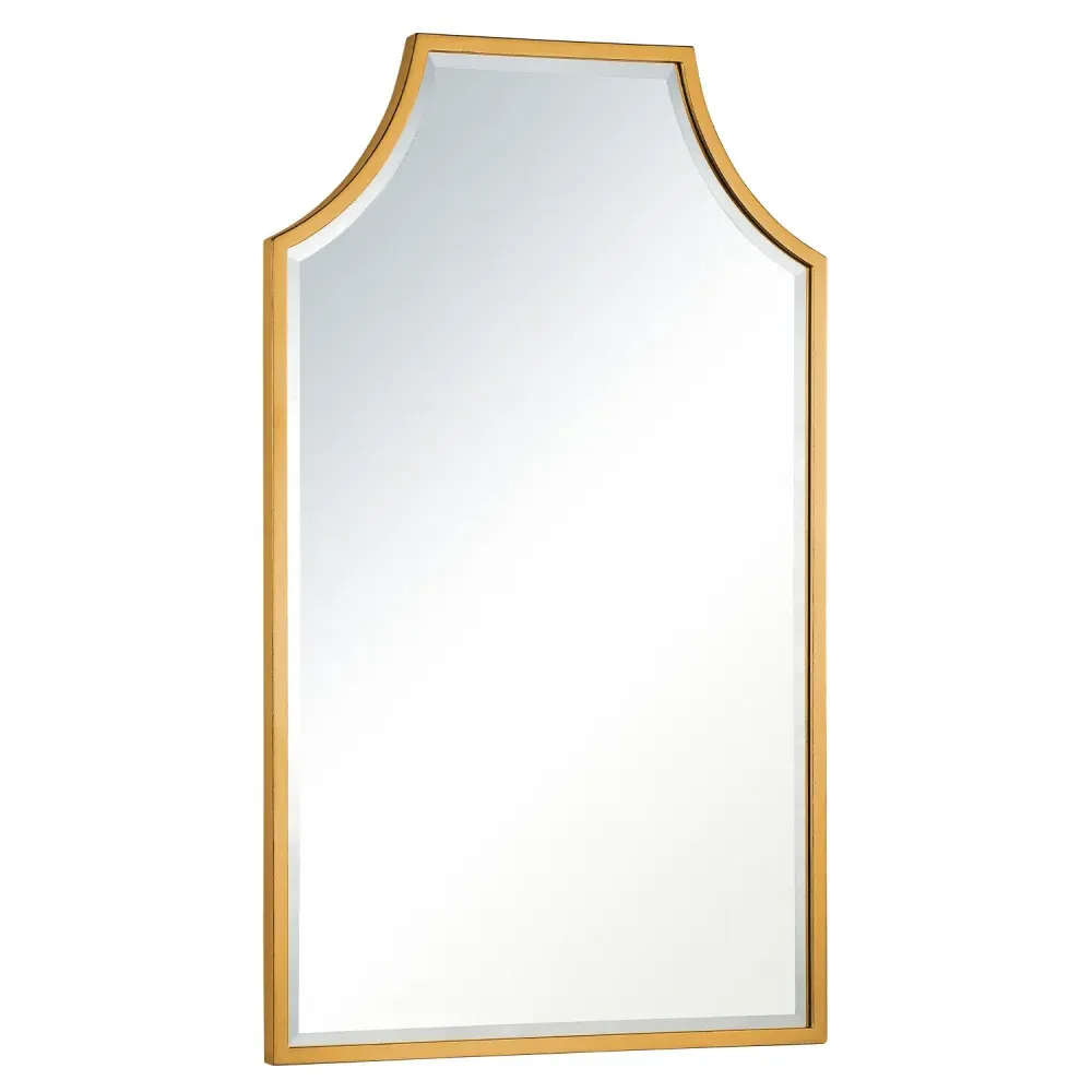 Gerta Wall Mirror - Gold Leaf