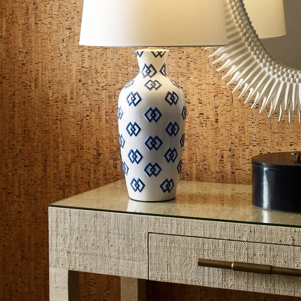 Giani Round Decorative Box Set of 3 - Blue, Leather