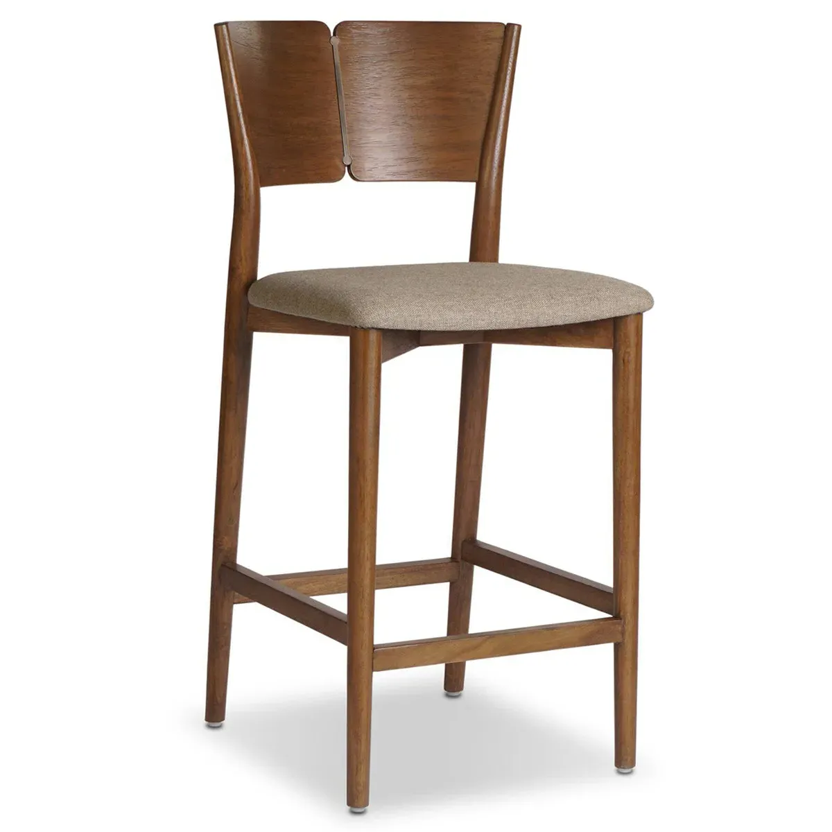Gianna Counter Stool - Beige, Parawood