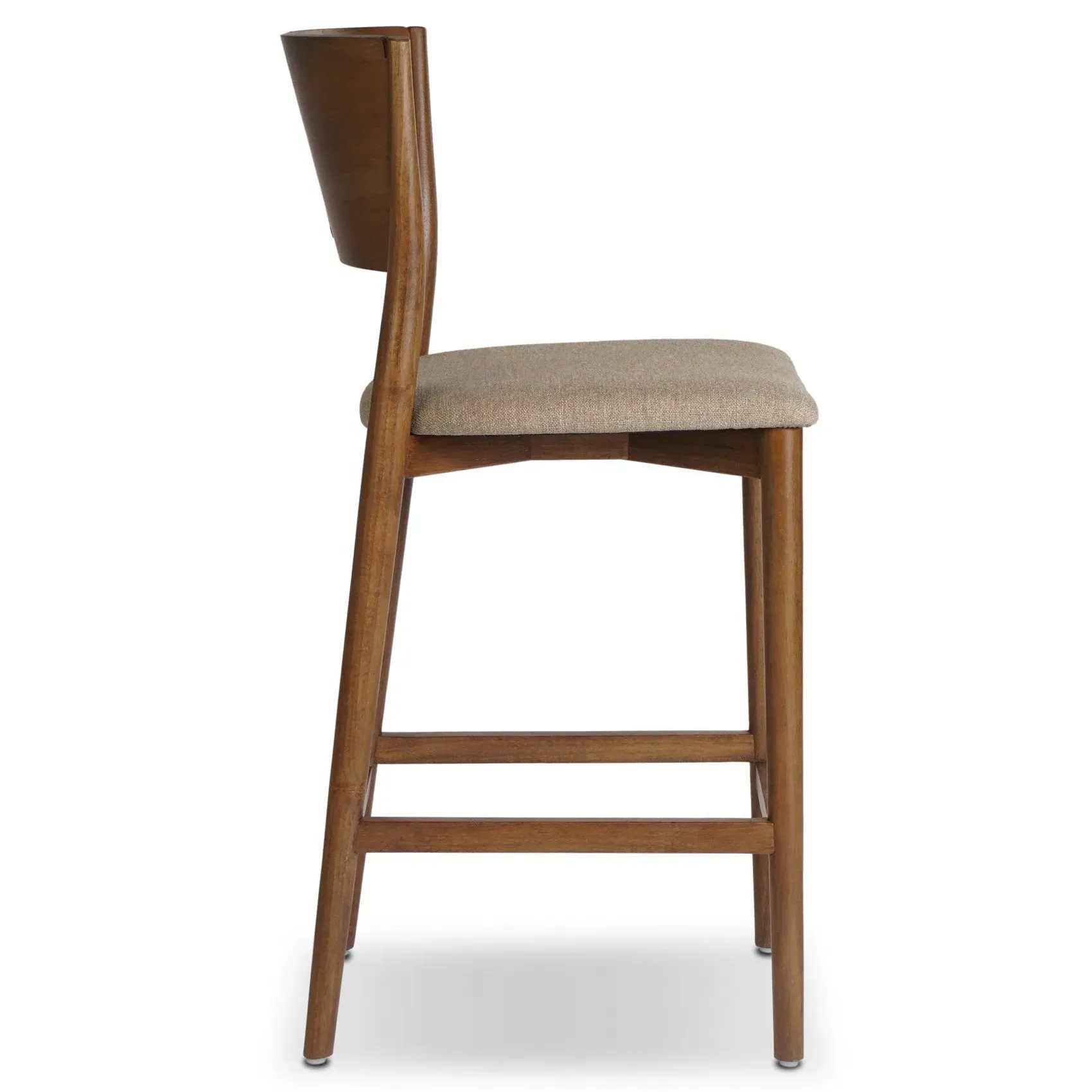 Gianna Counter Stool - Beige, Parawood