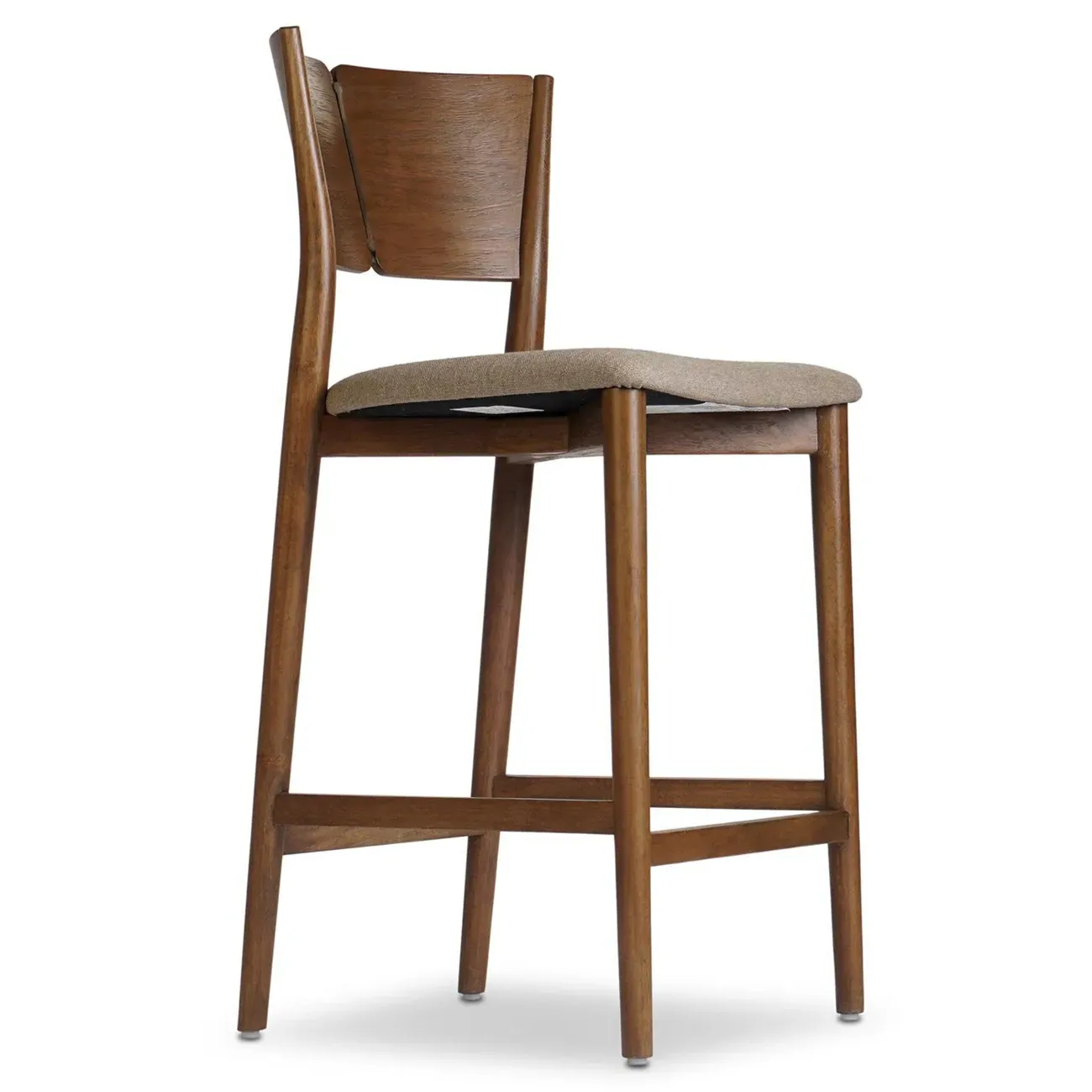 Gianna Counter Stool - Beige, Parawood