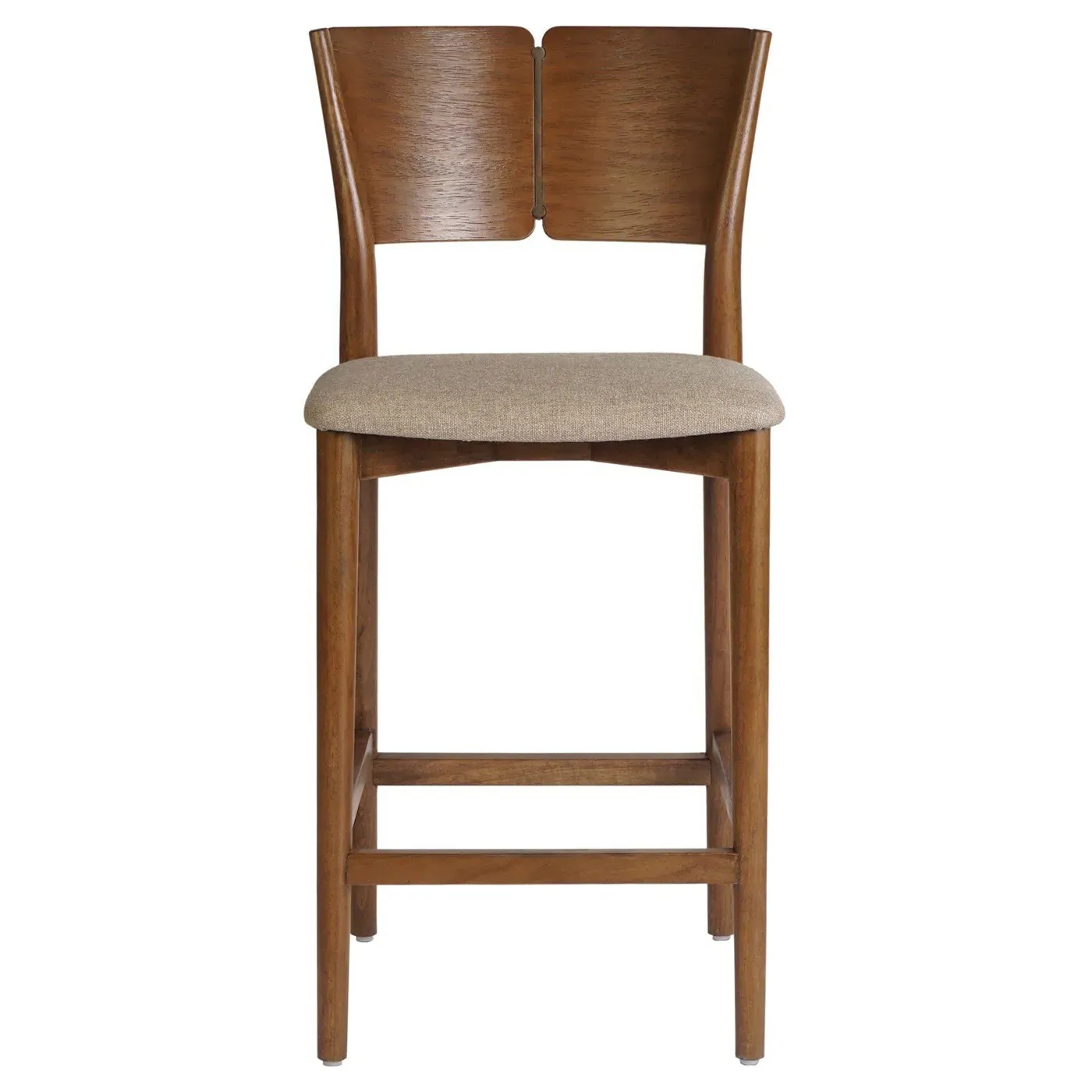 Gianna Counter Stool - Beige, Parawood