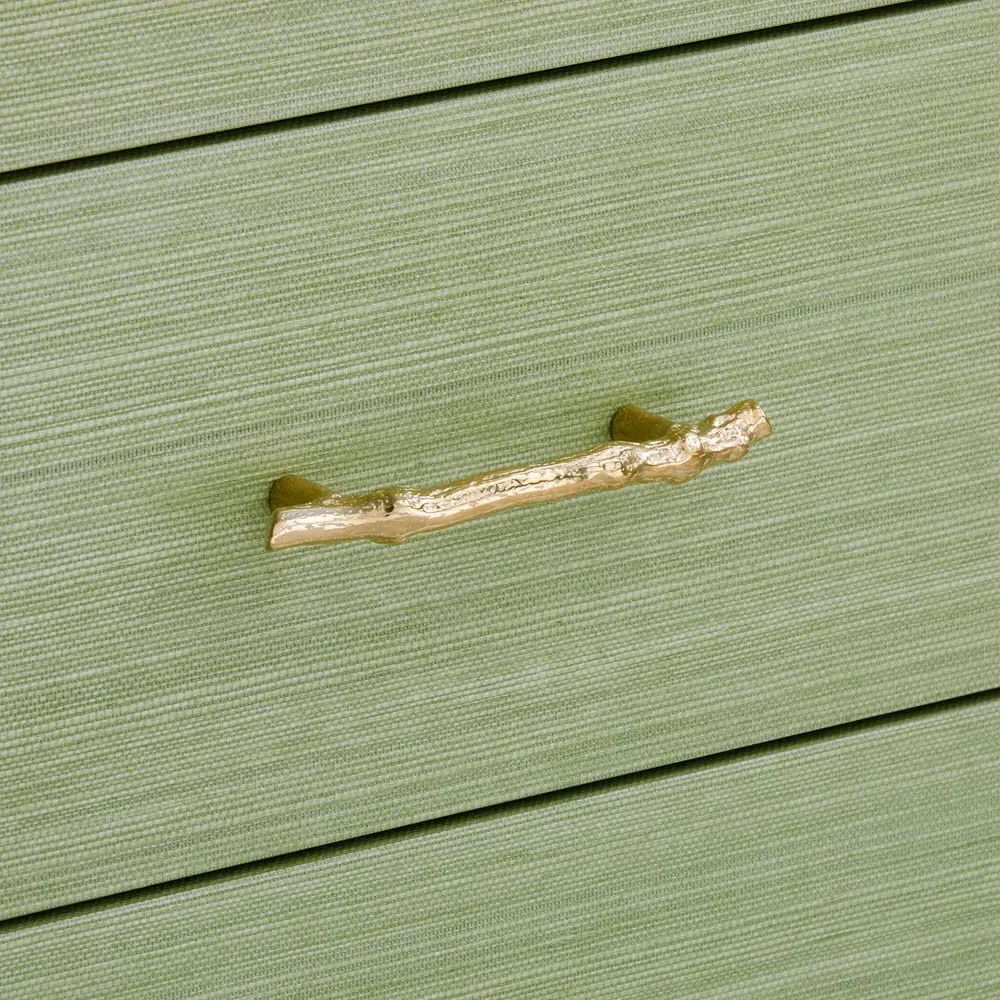 Gianna Rectangular End Table with Drawer - Spring Green, Wood