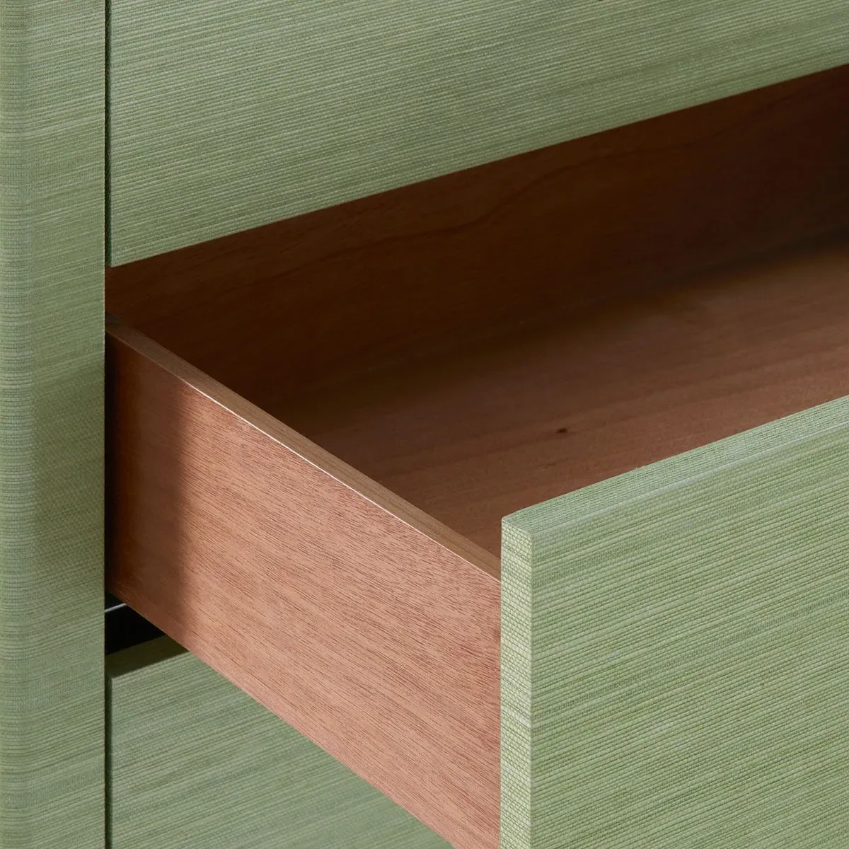 Gianna Rectangular End Table with Drawer - Spring Green, Wood