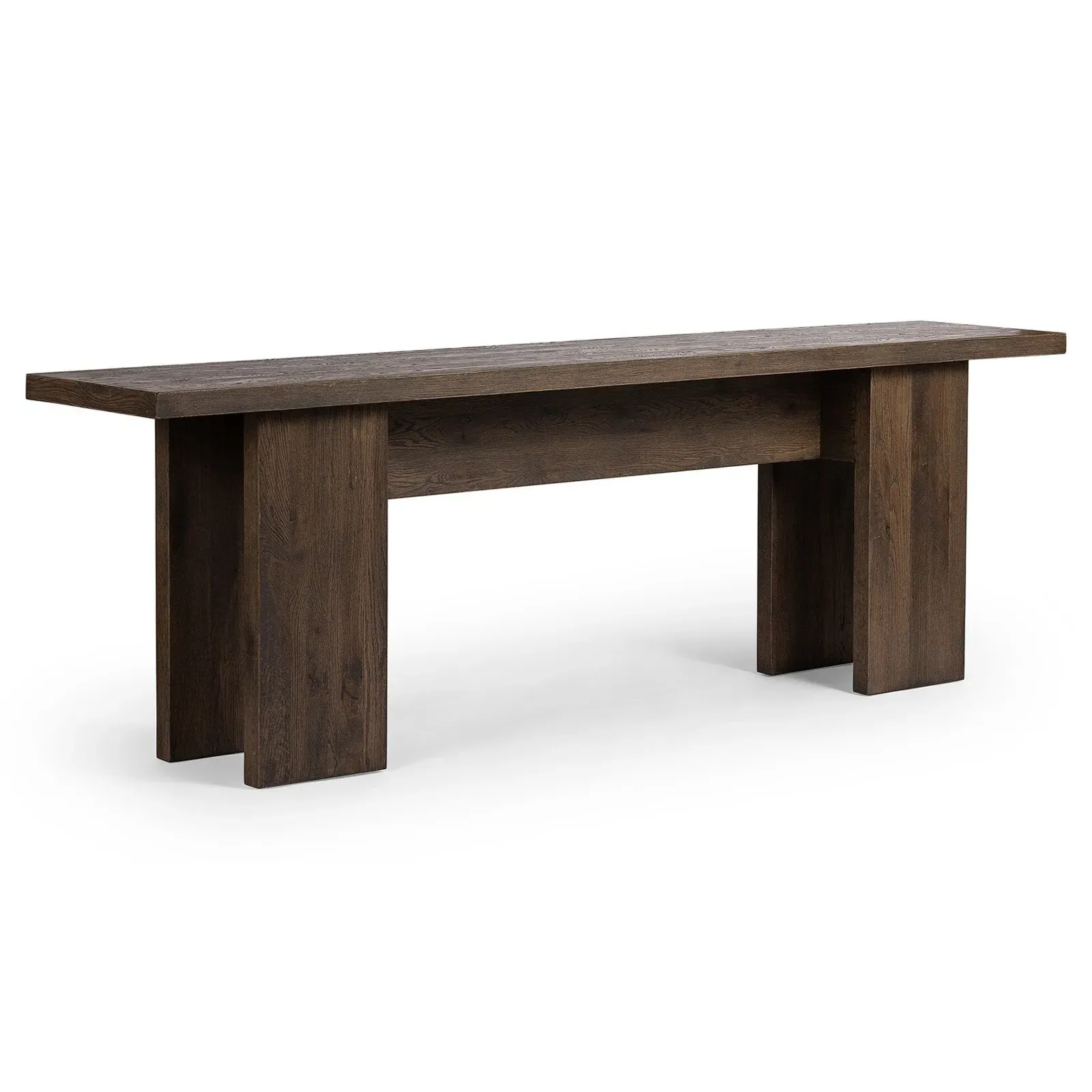 Gianne Rectangular Console Table - Grey, Oak