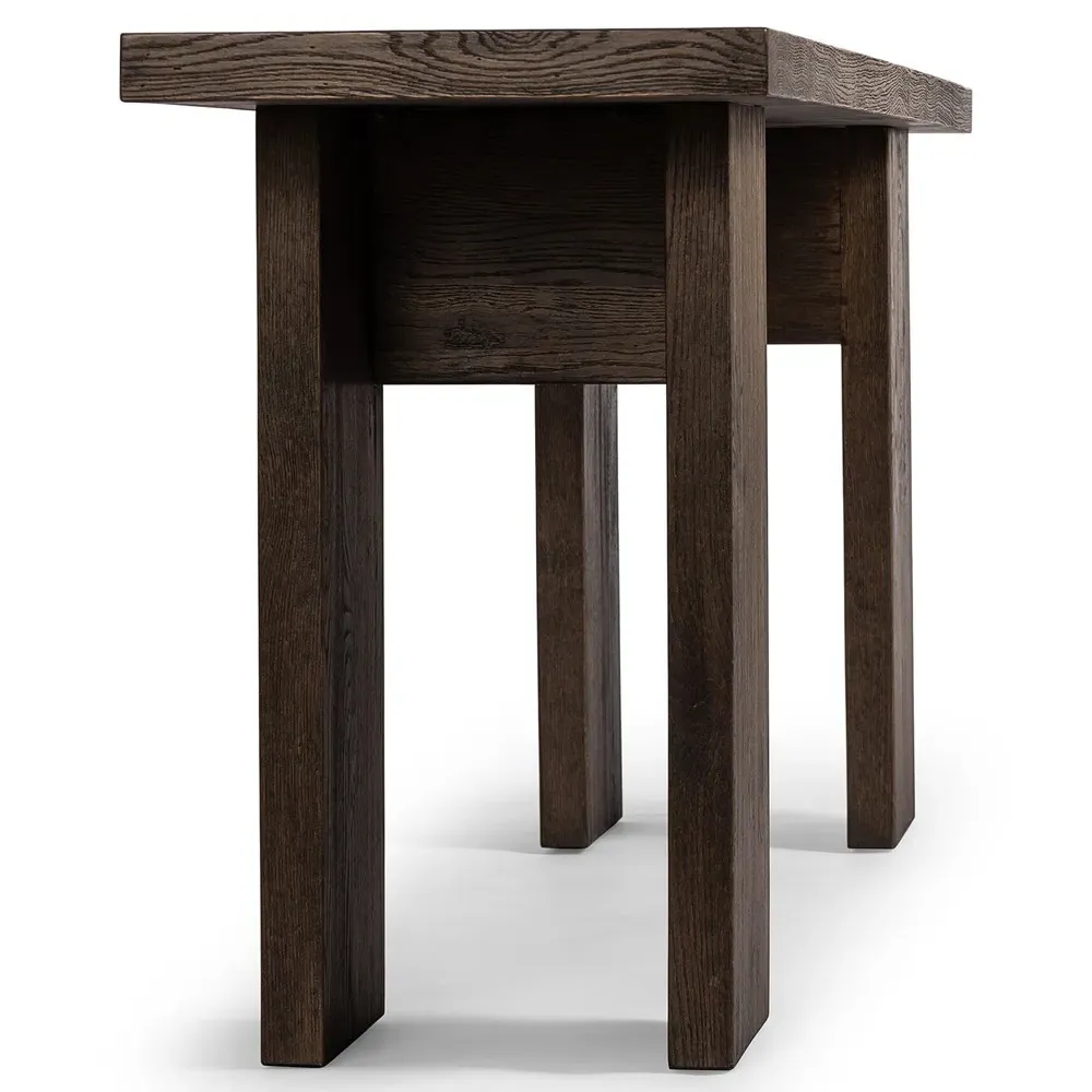 Gianne Rectangular Console Table - Grey, Oak