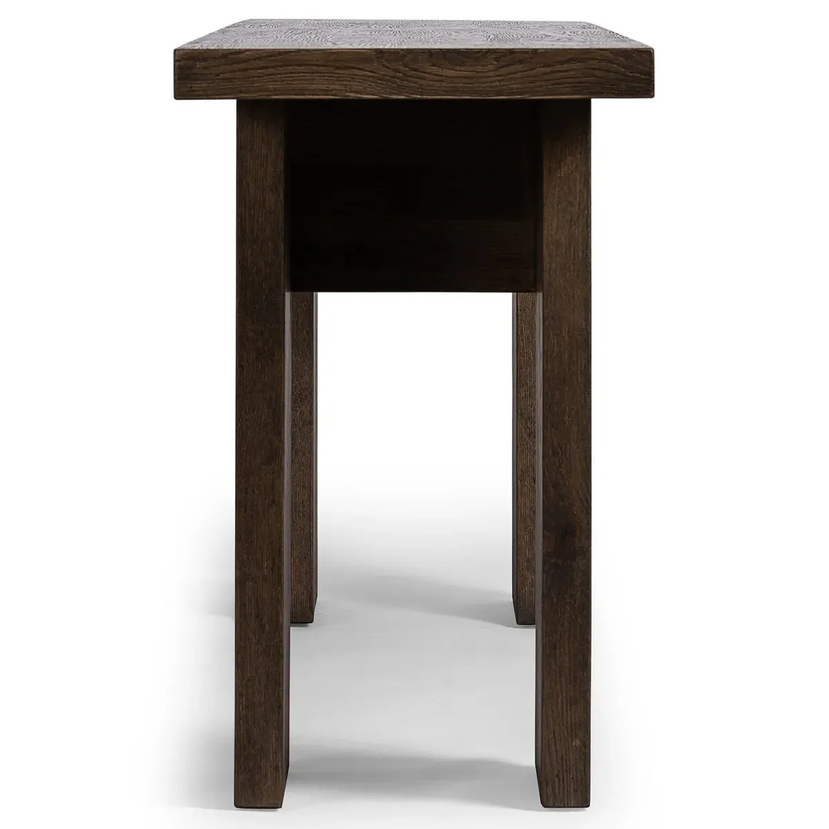 Gianne Rectangular Console Table - Grey, Oak