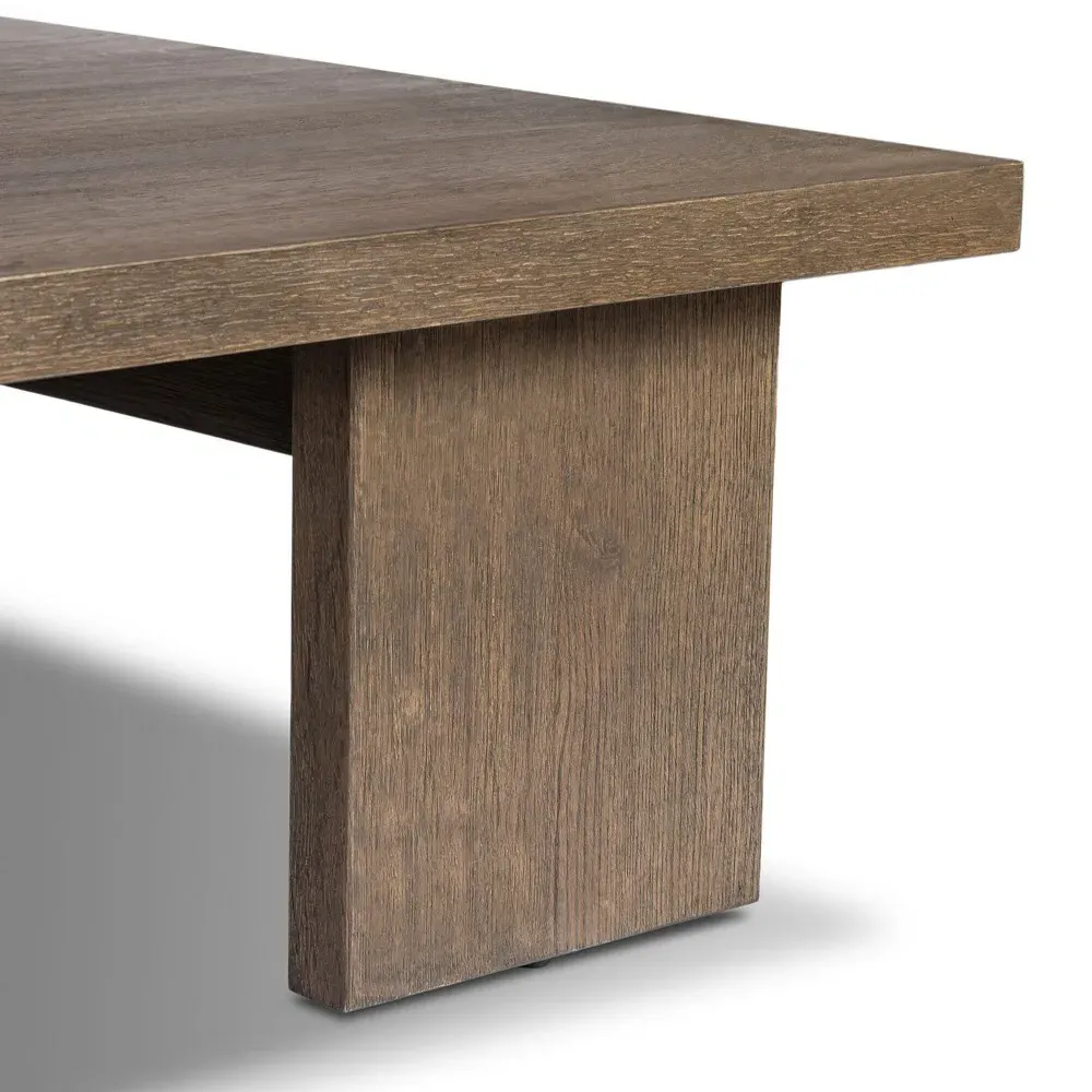 Gianne Square Coffee Table - Grey, Oak