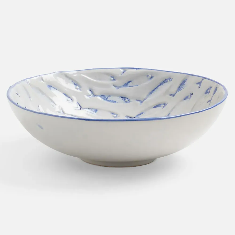 Gideon Cereal Bowl Set of 4 - White, Stoneware