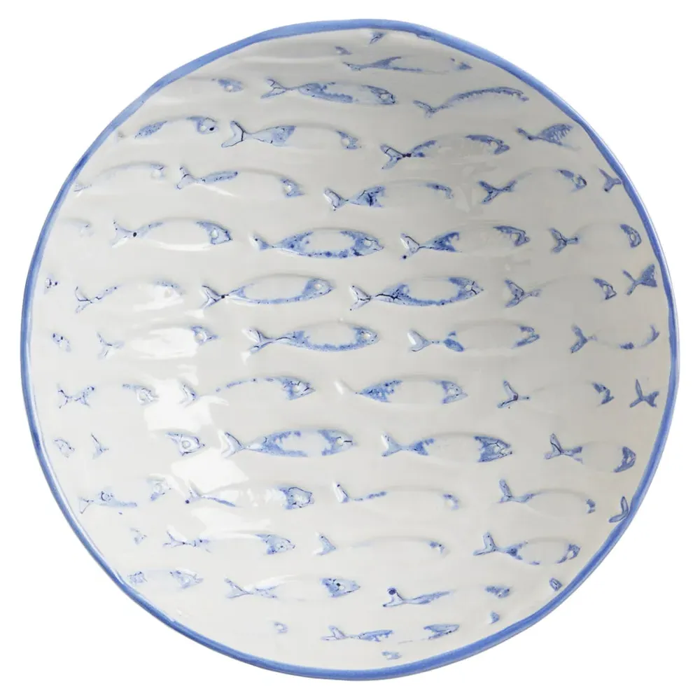 Gideon Cereal Bowl Set of 4 - White, Stoneware