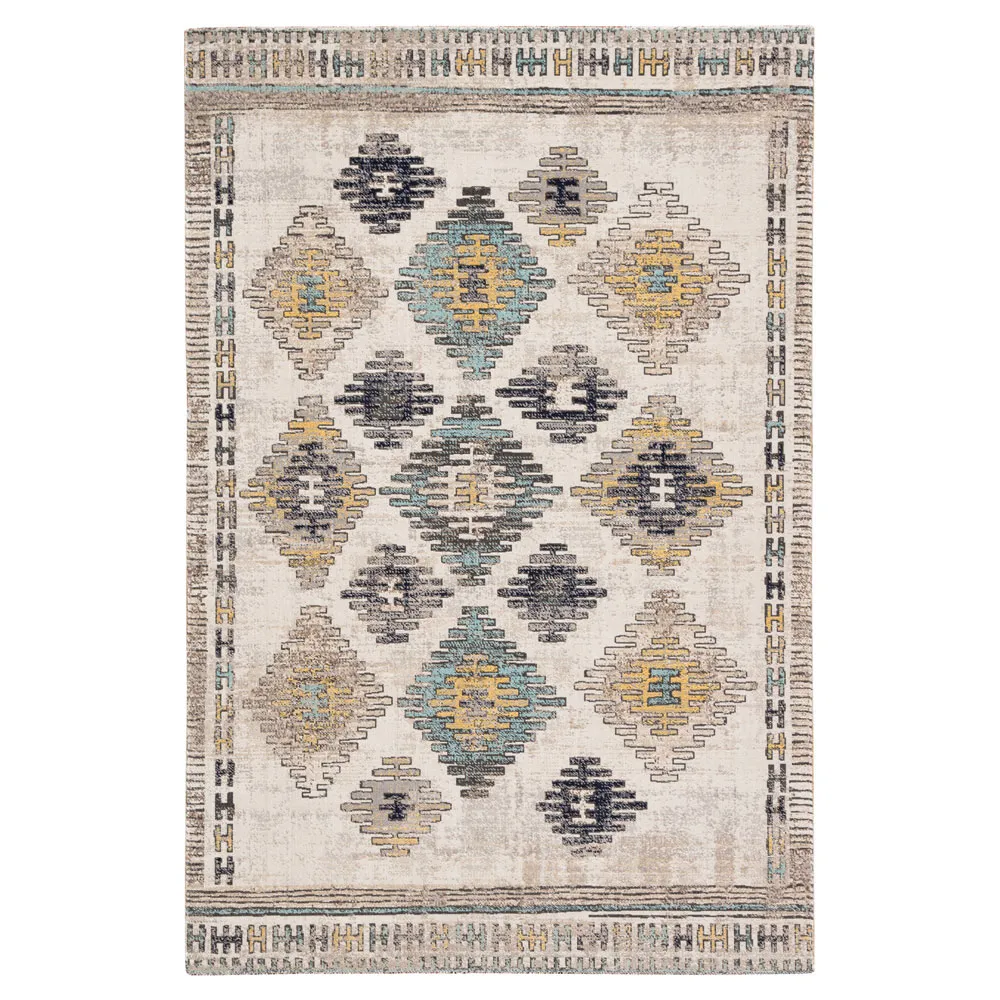 Gigi Indoor Outdoor Area Rug - Blue, Polypropylene