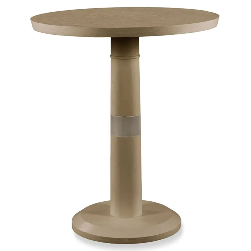 Gimlet Adjustable Height Pub Table - Brown, Oak