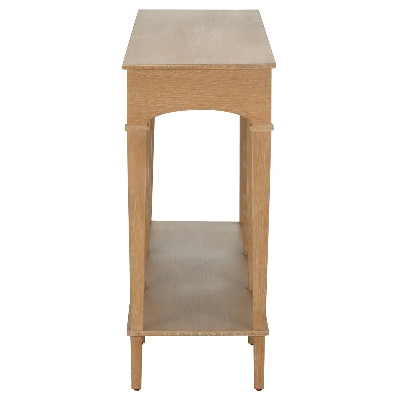 Gio Rectangular Console Table - Cerused Oak