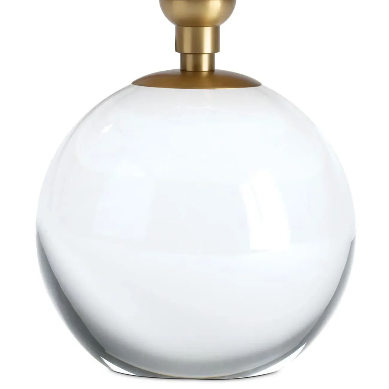 Giorgio Mini Table Lamp - Natural Brass, Crystal