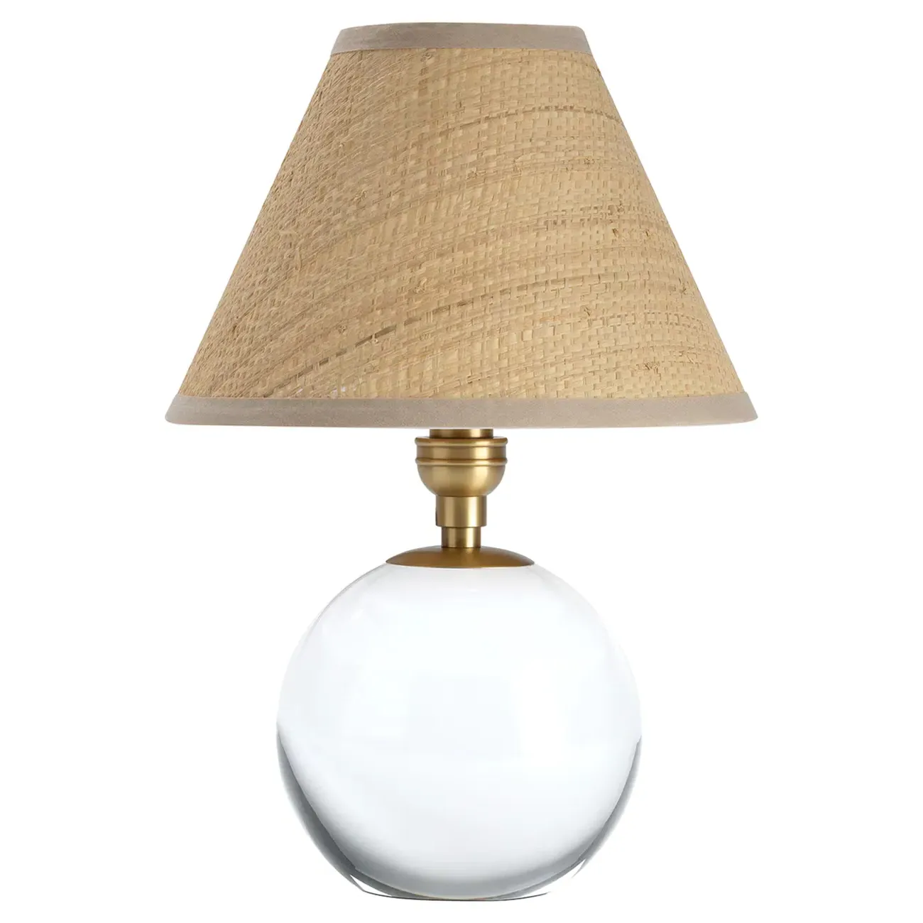 Giorgio Mini Table Lamp - Natural Brass, Crystal image