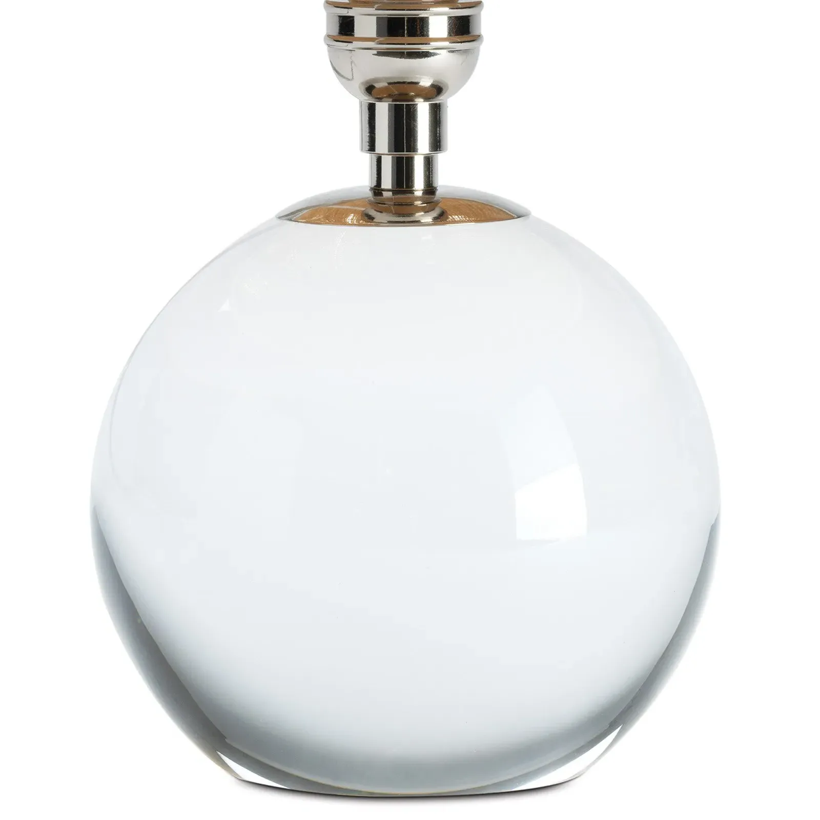 Giorgio Mini Table Lamp - Polished Nickel, Crystal