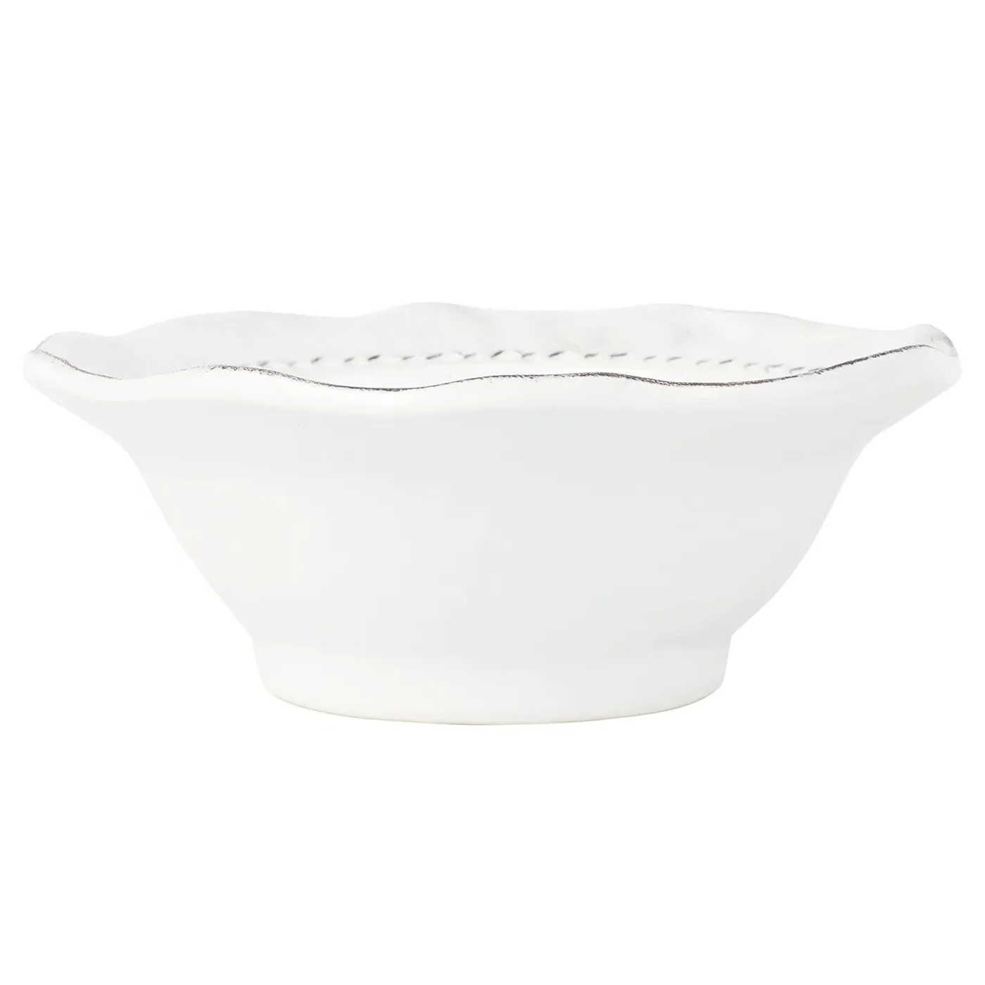 Giorno Cereal Bowl - White, Stoneware image