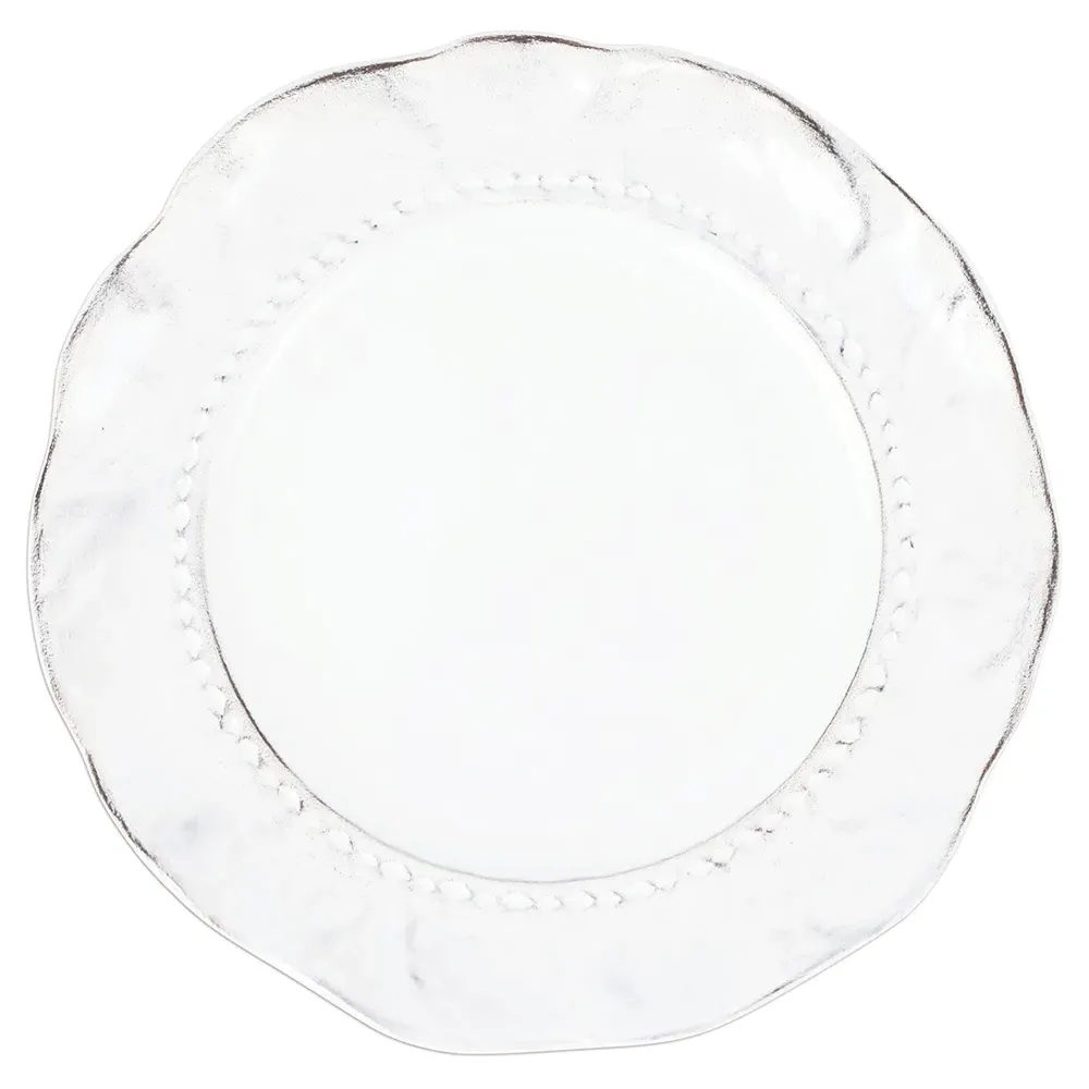 Giorno Salad Plate - White, Stoneware