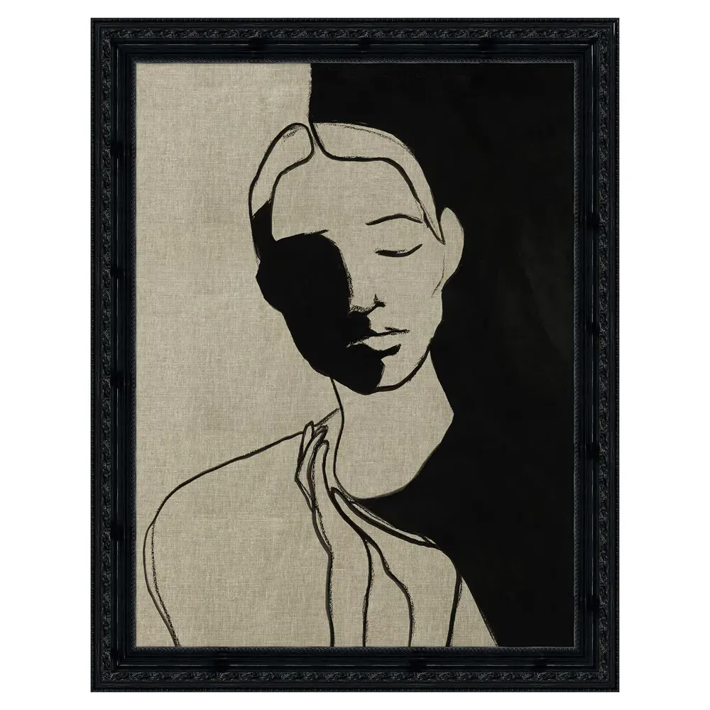 Giselle Figure Painting - Grey, Canvas image