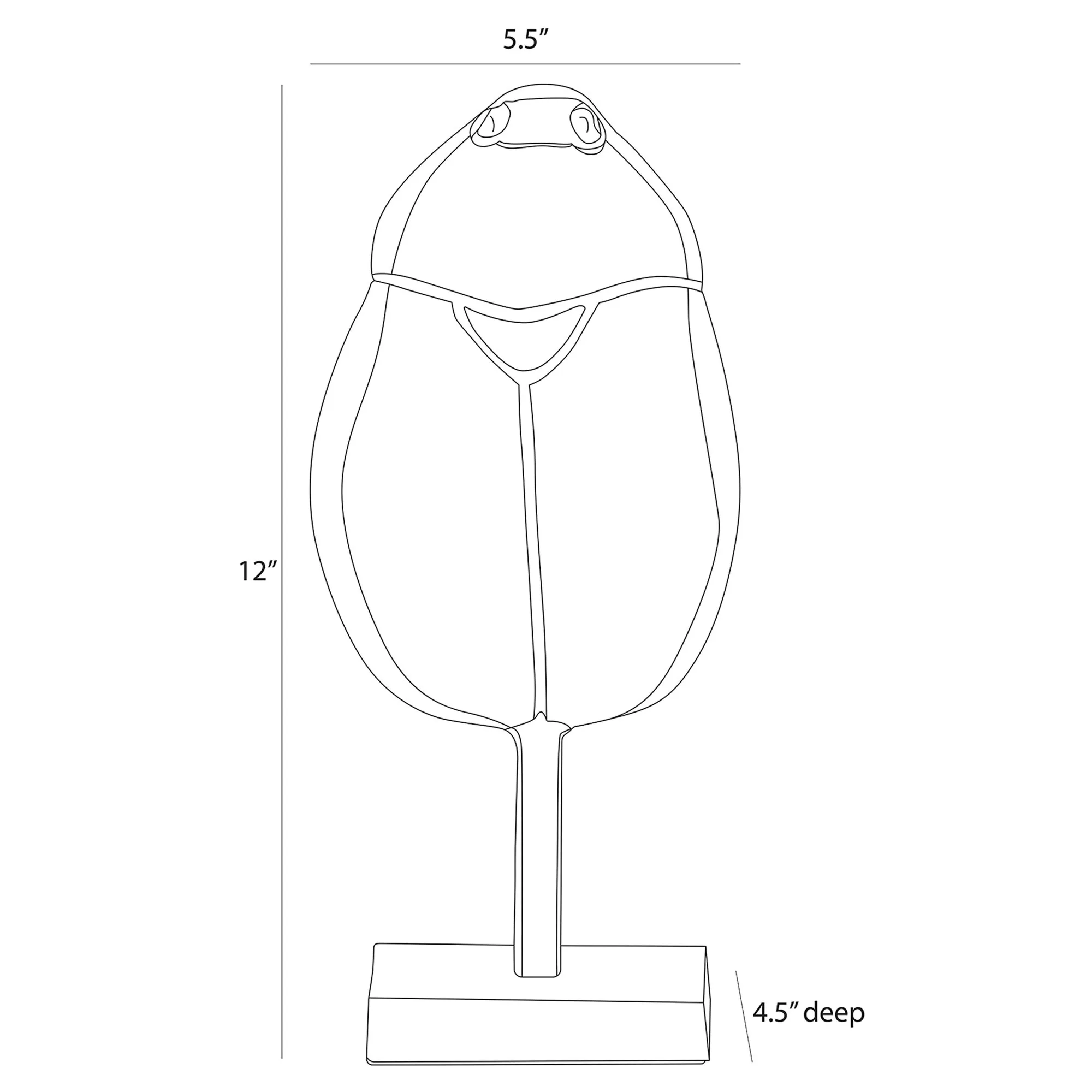 Gita Silver Brass Beetle Sculpture - Grey, Brass