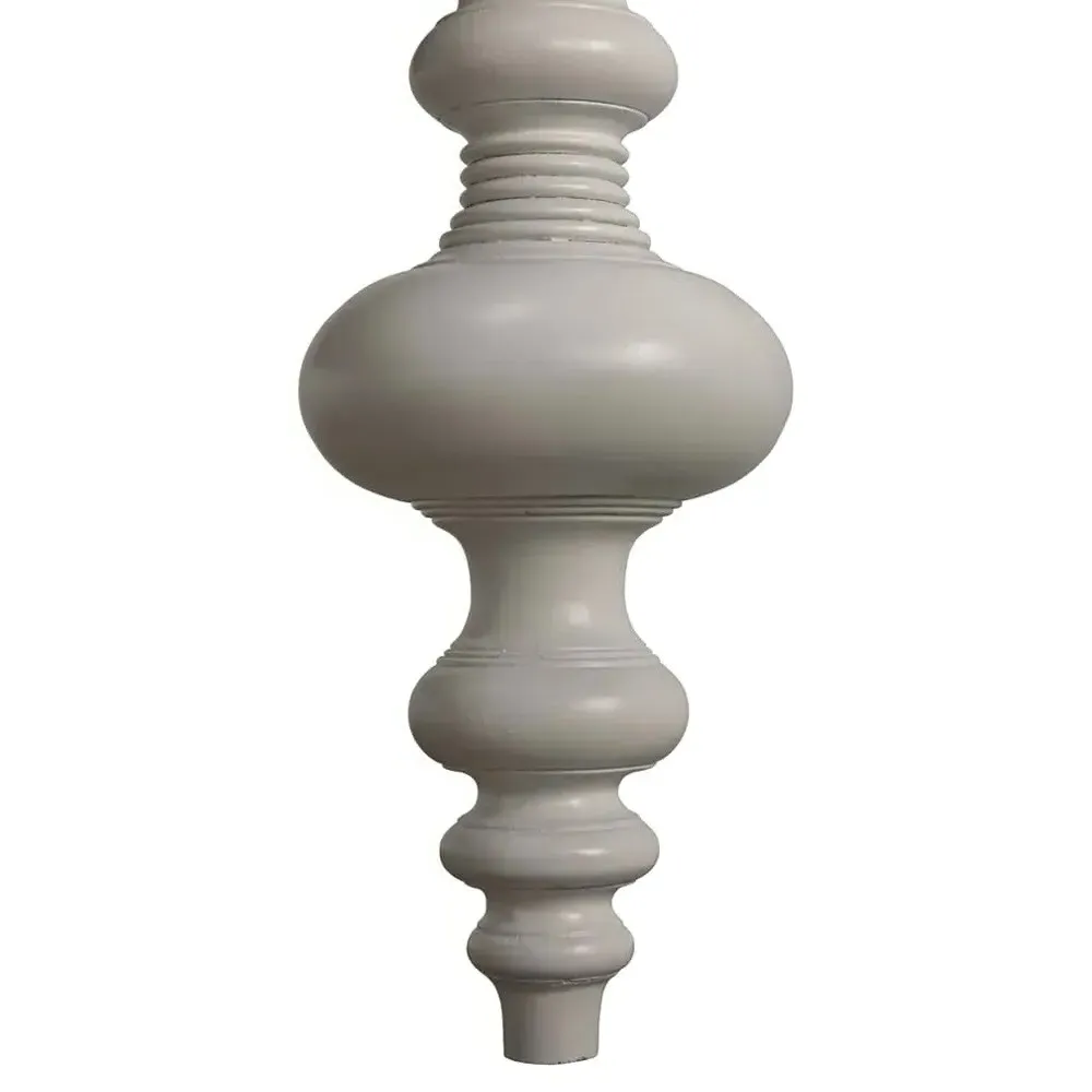 Givelle Rectangular Coffee Table - White, Mahogany