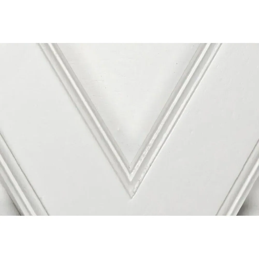 Givelle Rectangular Coffee Table - White, Mahogany