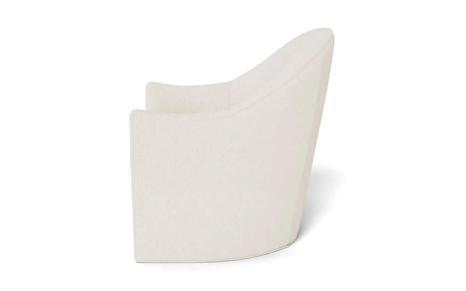 Giverny Swivel Chair - Mascarpone, Performance Basket Weave