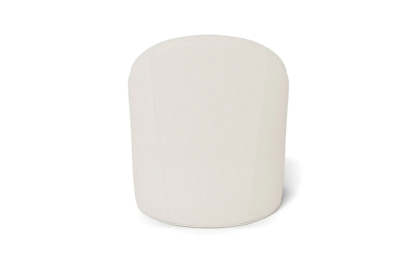 Giverny Swivel Chair - Mascarpone, Performance Basket Weave