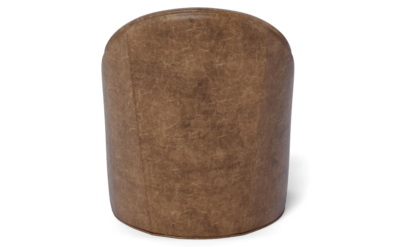 Giverny Swivel Chair - Milk Chocolate, Leather