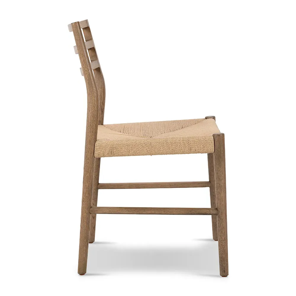 Glenn Ladder Back Dining Chair - Brown, Oak