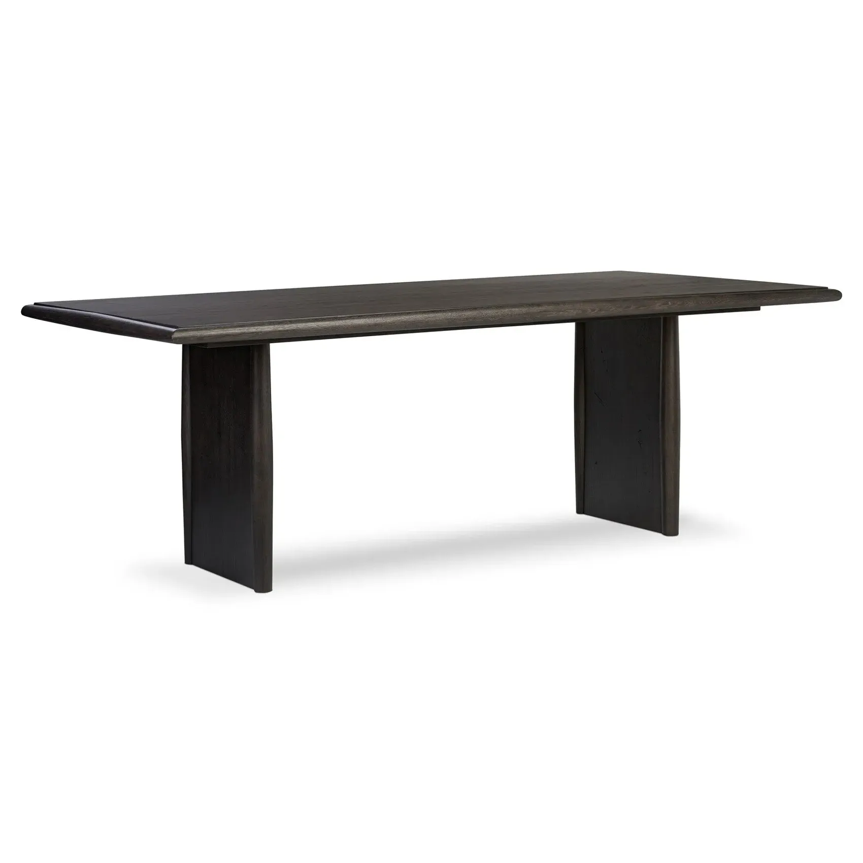 Glenview Rectangular Dining Table - Smoked Black Oak
