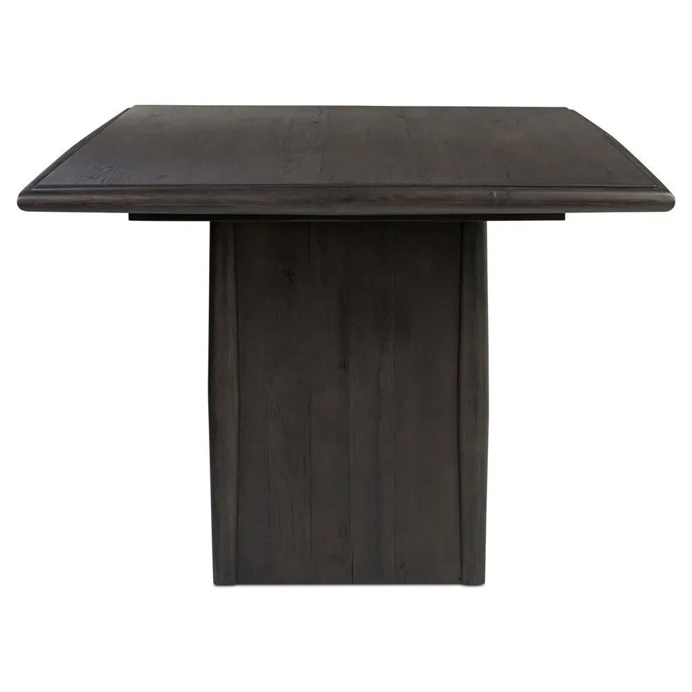 Glenview Rectangular Dining Table - Smoked Black Oak