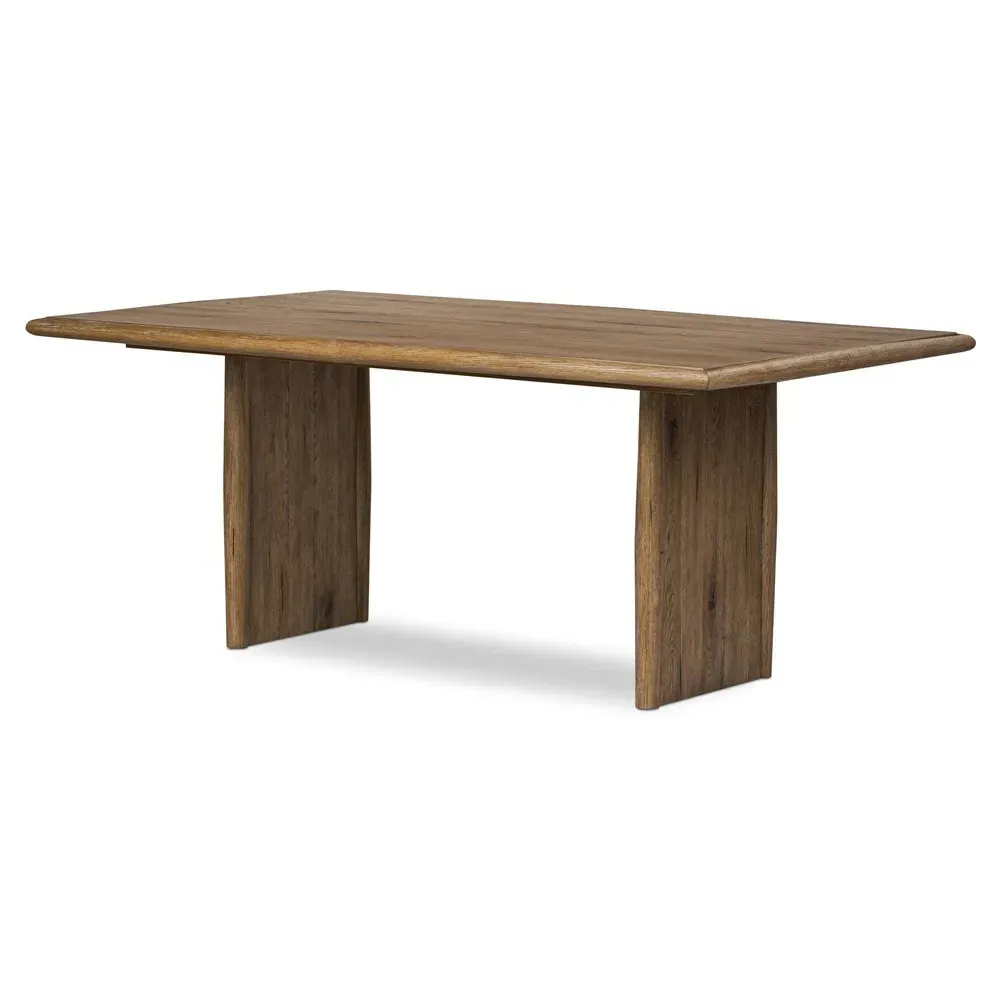 Glenview Rectangular Dining Table - Weathered Oak