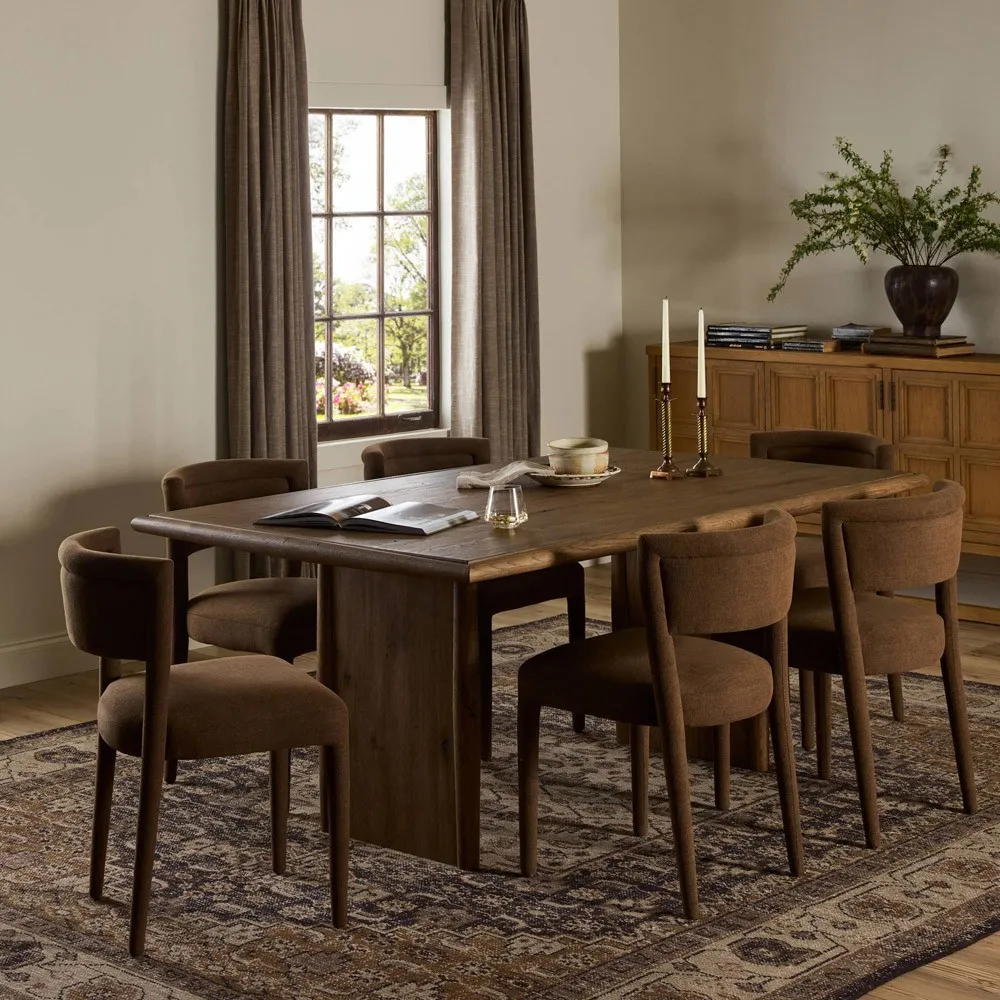 Glenview Rectangular Dining Table - Weathered Oak