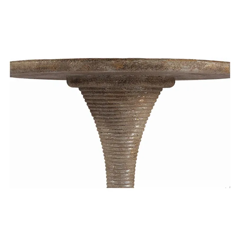 Gloria Hour Glass End Table - Gold, Silver Leaf