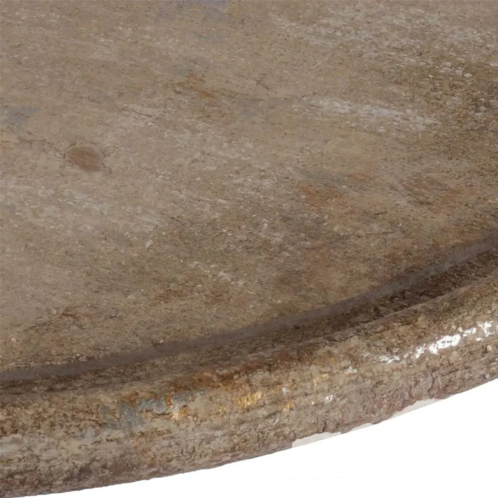 Gloria Hour Glass End Table - Gold, Silver Leaf