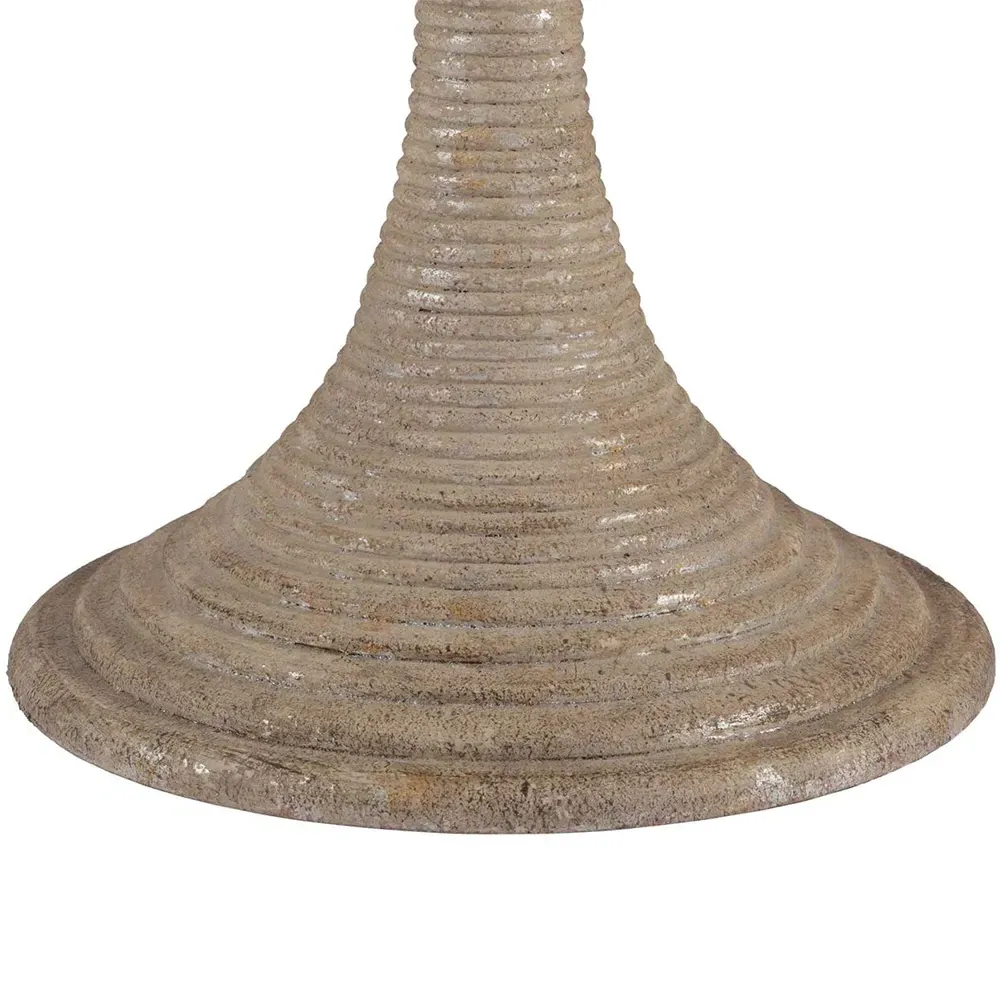 Gloria Hour Glass End Table - Gold, Silver Leaf