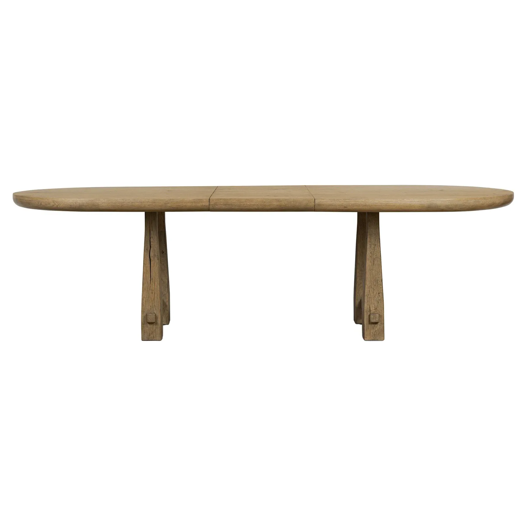 Godric Oval Extendable Dining Table - Brown, Oak