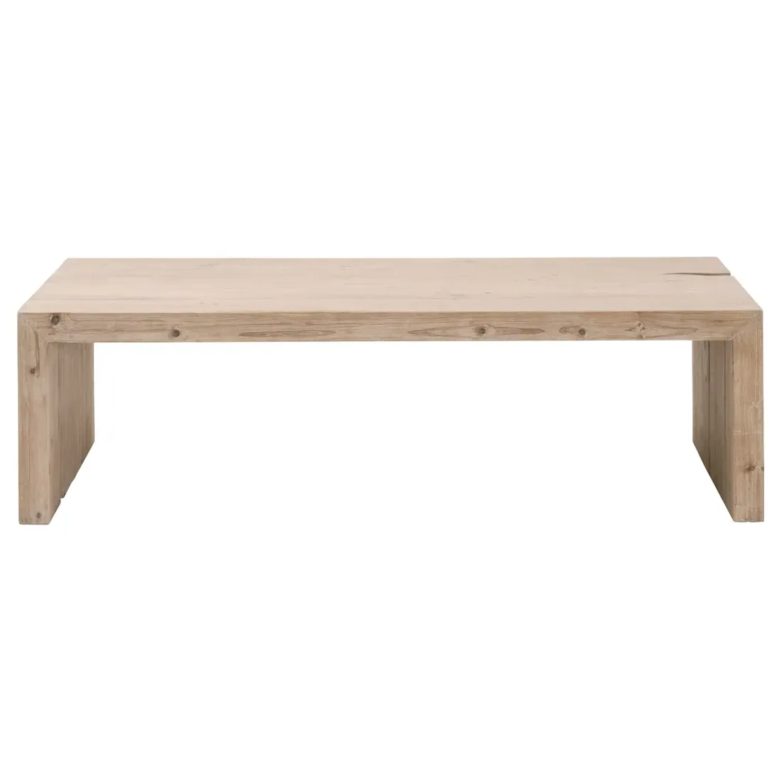 Gomer Rectangular Coffee Table - Grey, Reclaimed Pine image