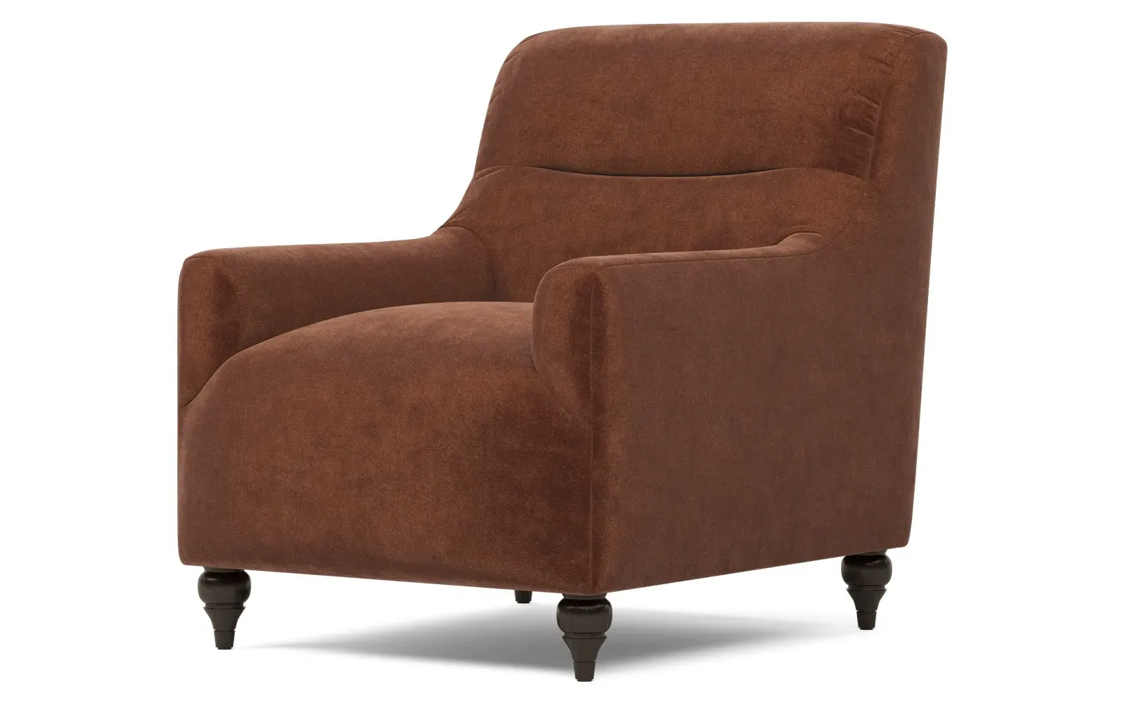 Gracelynn Accent Chair - Chocolate Mousse, Velvet