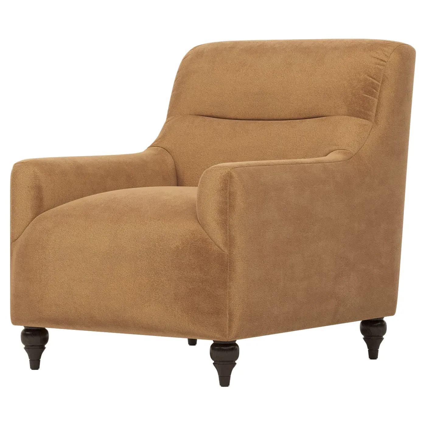 Gracelynn Accent Chair - Gingerbread, Velvet